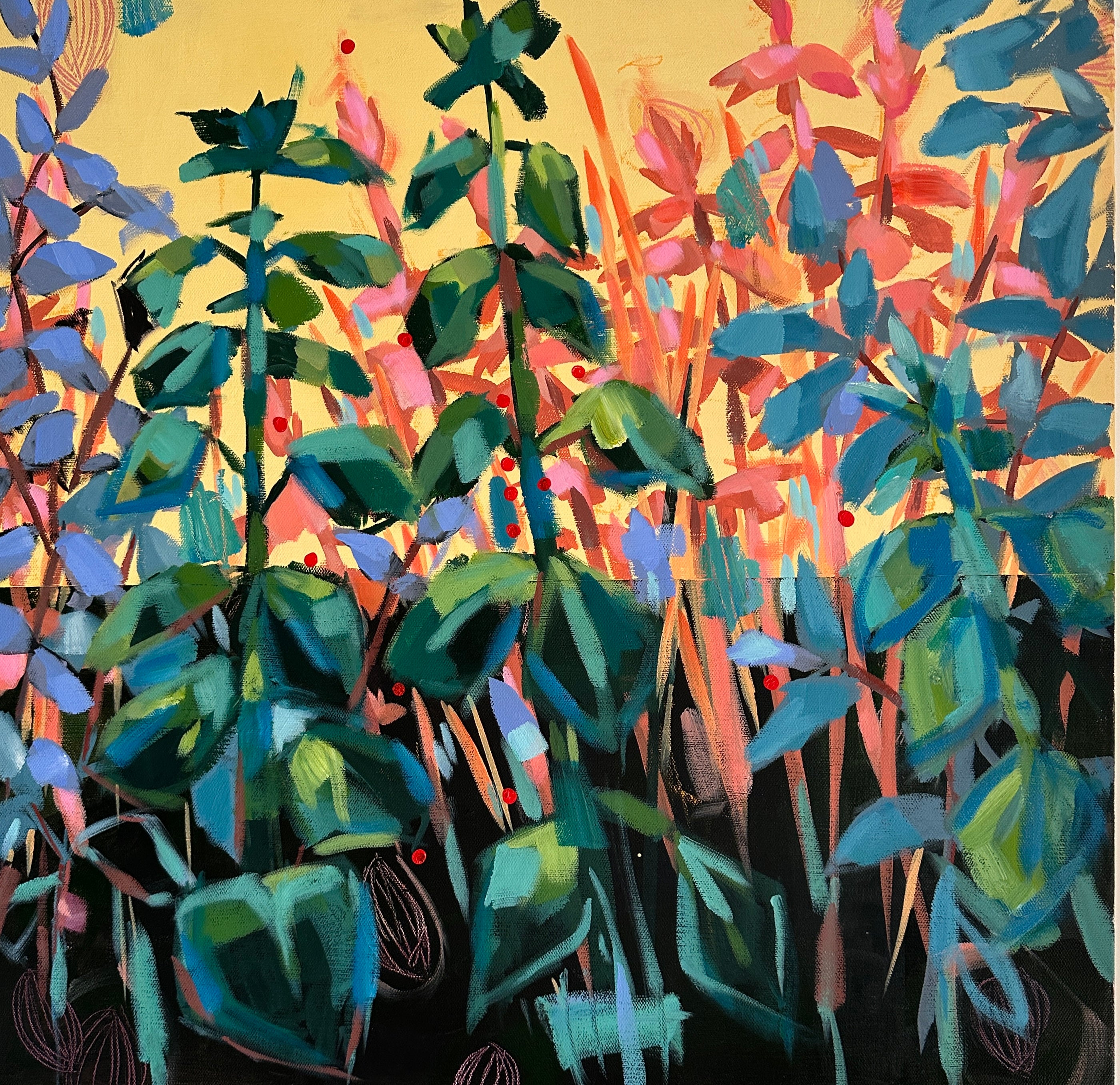 Original Painting: Moss Garden
