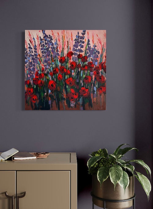 Original Painting: Poppy Field